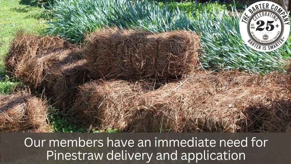 Pine Straw and Mulch Banner