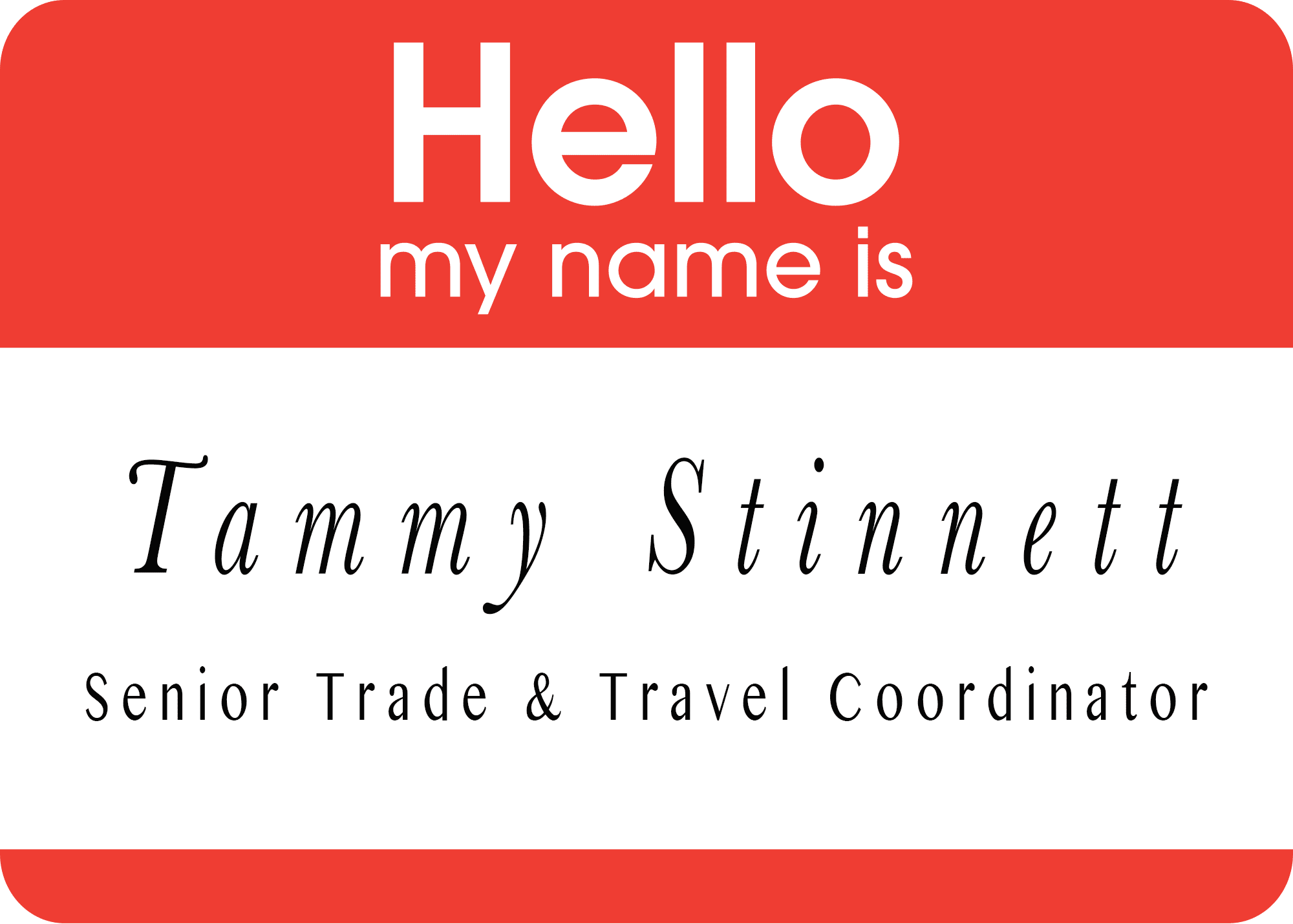 Name Sticker - Tammy