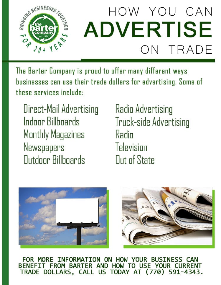 How to Advertise on trade - The Barter Company